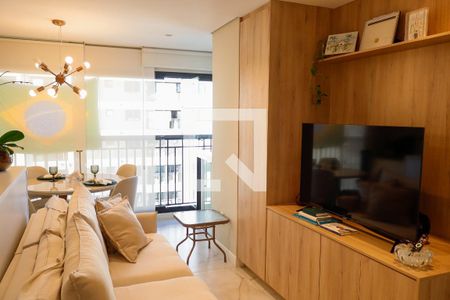 sala de apartamento para alugar com 1 quarto, 44m² em Continental, Osasco
