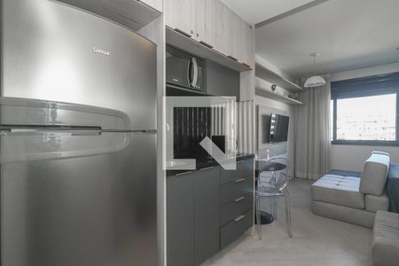 Sala / Quarto / Cozinha de kitnet/studio à venda com 1 quarto, 26m² em Mont’serrat, Porto Alegre