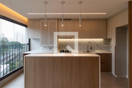 Cozinha de apartamento à venda com 2 quartos, 47m² em Vila Anastácio, São Paulo