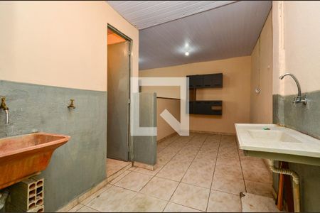 Cozinha e Área de Serviço de kitnet/studio para alugar com 1 quarto, 30m² em Pompéia, Belo Horizonte