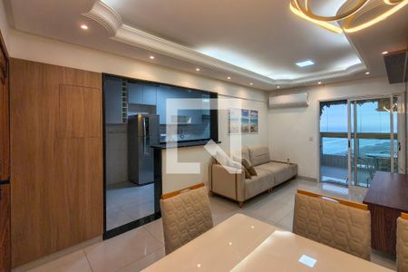 Sala de apartamento para alugar com 2 quartos, 90m² em Aviação, Praia Grande