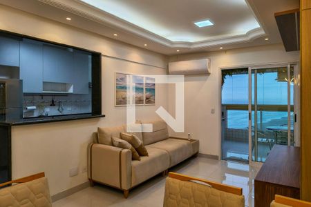 Sala de apartamento para alugar com 2 quartos, 90m² em Aviação, Praia Grande