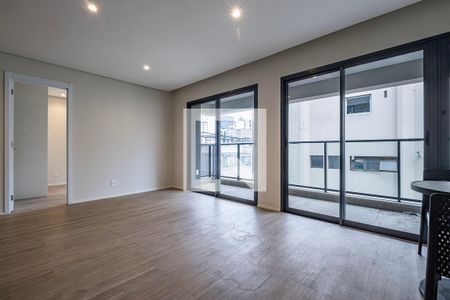 Sala/Cozinha de apartamento para alugar com 2 quartos, 63m² em Cerqueira César, São Paulo