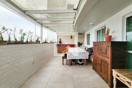 Varanda Gourmet  de apartamento à venda com 2 quartos, 112m² em Tijuca, Rio de Janeiro