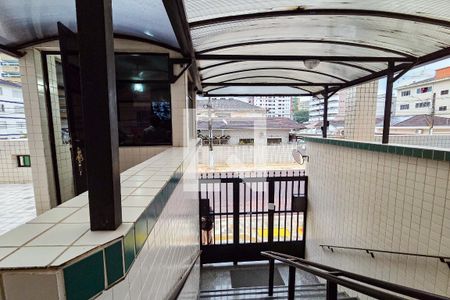 Fachada e portaria de apartamento para alugar com 1 quarto, 65m² em Vila Tupi, Praia Grande