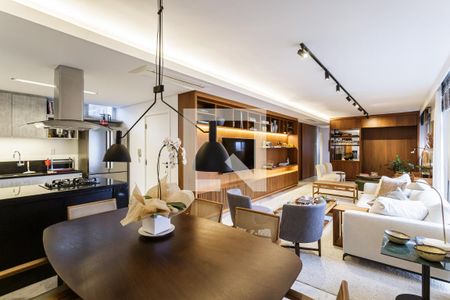 Sala de apartamento à venda com 1 quarto, 120m² em Vila Nova Conceição, São Paulo