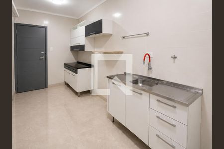 Cozinha de apartamento para alugar com 1 quarto, 68m² em Ponta da Praia, Santos