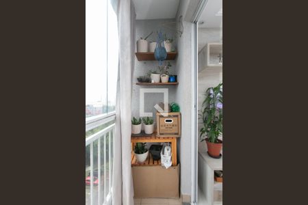 Varanda da Sala  de apartamento à venda com 3 quartos, 57m² em Colônia (zona Leste), São Paulo