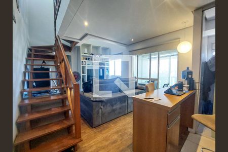 Sala de apartamento para alugar com 1 quarto, 59m² em Santo Amaro, São Paulo