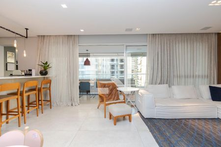 Sala de apartamento à venda com 3 quartos, 134m² em Cidade Monções, São Paulo