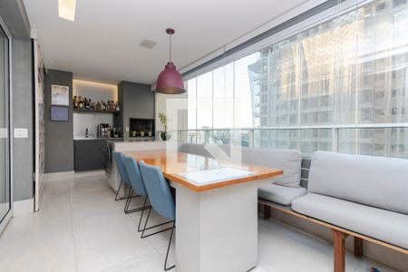 Varanda de apartamento à venda com 3 quartos, 134m² em Cidade Monções, São Paulo