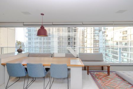 Varanda de apartamento à venda com 3 quartos, 134m² em Cidade Monções, São Paulo