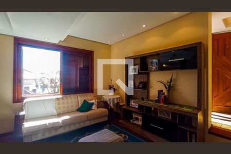 Sala  de casa de condomínio à venda com 4 quartos, 379m² em Menino Deus, Porto Alegre