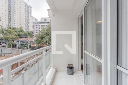 Varanda da Sala de apartamento para alugar com 2 quartos, 71m² em Vila Madalena, São Paulo