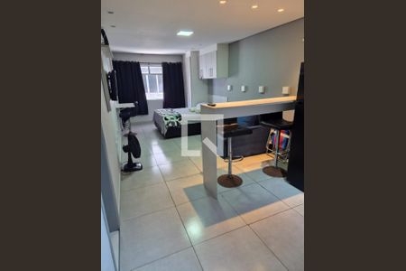 Sala/Quarto de apartamento para alugar com 1 quarto, 30m² em Aviação, Praia Grande