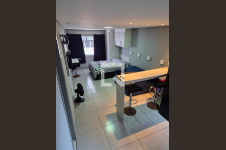 Sala/Quarto de apartamento para alugar com 1 quarto, 30m² em Aviação, Praia Grande