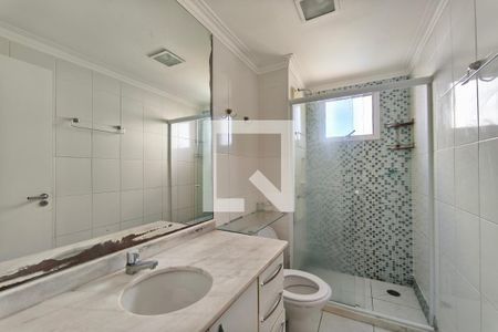 Banheiro Suíte de apartamento para alugar com 3 quartos, 107m² em Vila Progresso, Campinas