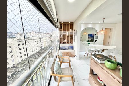 Varanda da Sala de apartamento para alugar com 3 quartos, 94m² em Lauzane Paulista, São Paulo