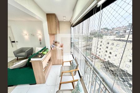 Varanda da Sala de apartamento para alugar com 3 quartos, 94m² em Lauzane Paulista, São Paulo