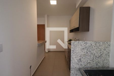Cozinha de apartamento para alugar com 2 quartos, 59m² em Loteamento Parque dos Lagos, Ribeirão Preto