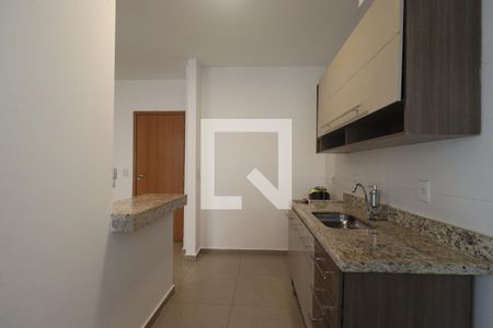Cozinha de apartamento para alugar com 2 quartos, 59m² em Loteamento Parque dos Lagos, Ribeirão Preto