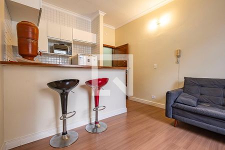 Sala/Cozinha de apartamento para alugar com 1 quarto, 31m² em Pinheiros, São Paulo