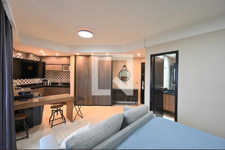 Sala/Quarto de kitnet/studio para alugar com 1 quarto, 29m² em Vila Clementino, São Paulo