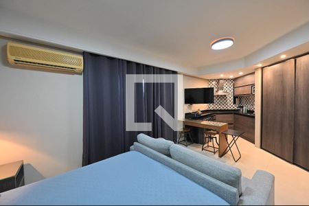 Sala/Quarto de kitnet/studio para alugar com 1 quarto, 29m² em Vila Clementino, São Paulo