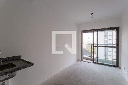 Sala/Cozinha de apartamento para alugar com 1 quarto, 32m² em Indianópolis, São Paulo