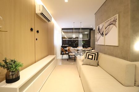 Sala de apartamento para alugar com 2 quartos, 72m² em Cazeca, Uberlândia