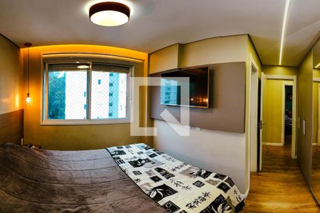 suite 1 de apartamento à venda com 2 quartos, 76m² em Vila Andrade, São Paulo