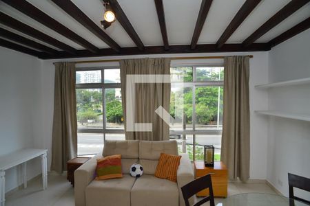 Sala de apartamento à venda com 2 quartos, 78m² em São Conrado, Rio de Janeiro