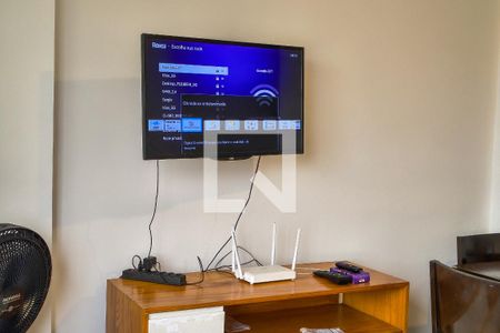 Sala de apartamento para alugar com 2 quartos, 70m² em Solemar, Praia Grande