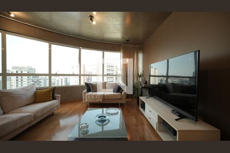 Sala de apartamento à venda com 3 quartos, 110m² em Jardim, Santo André