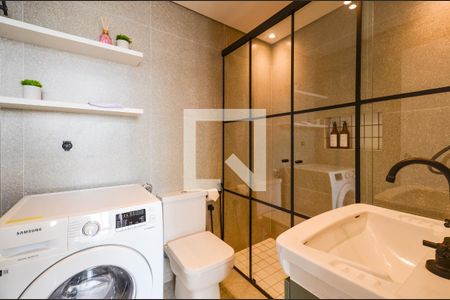 Banheiro  de apartamento para alugar com 1 quarto, 30m² em Santo Agostinho, Belo Horizonte
