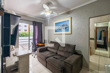 Sala de apartamento para alugar com 1 quarto, 41m² em Vila Assuncao, Praia Grande