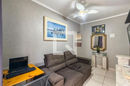 Sala de apartamento para alugar com 1 quarto, 41m² em Vila Assuncao, Praia Grande