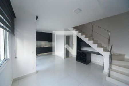 sala de apartamento para alugar com 2 quartos, 70m² em Vila da Serra, Belo Horizonte