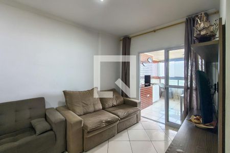 Sala de apartamento para alugar com 2 quartos, 74m² em Guilhermina, Praia Grande