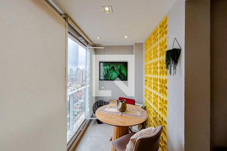 Varanda de apartamento para alugar com 1 quarto, 50m² em Vila Gomes Cardim, São Paulo