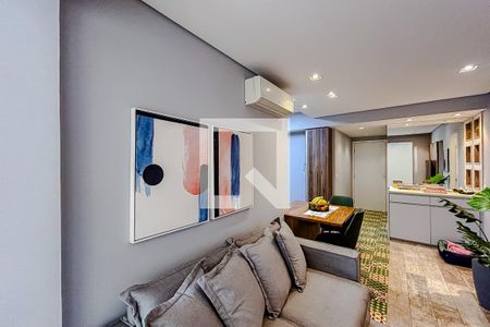 Sala de apartamento para alugar com 1 quarto, 50m² em Vila Gomes Cardim, São Paulo