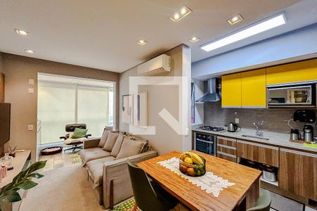 Sala de apartamento para alugar com 1 quarto, 50m² em Vila Gomes Cardim, São Paulo