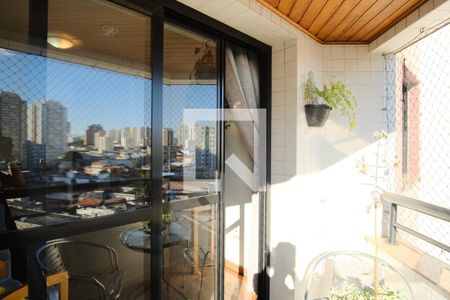 Varanda da Sala de apartamento para alugar com 3 quartos, 80m² em Chácara Santo Antônio (zona Leste), São Paulo