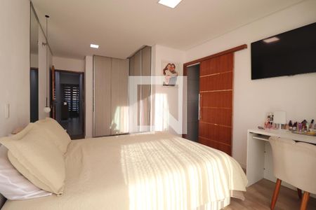 Quarto 1 suíte de casa de condomínio para alugar com 3 quartos, 250m² em Parque Sao Vicente, Santo André
