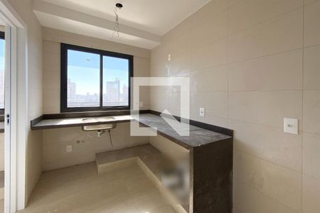 Cozinha de apartamento à venda com 3 quartos, 91m² em Sion, Belo Horizonte