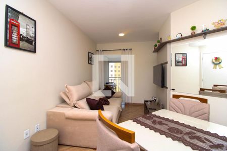 Sala de apartamento à venda com 2 quartos, 52m² em Vila Sonia do Taboao, Taboão da Serra