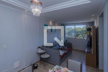 sala_2 de apartamento à venda com 2 quartos, 51m² em Jardim Celeste, São Paulo