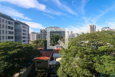Vista da Sala / Cozinha de apartamento à venda com 3 quartos, 201m² em Brooklin Novo, São Paulo