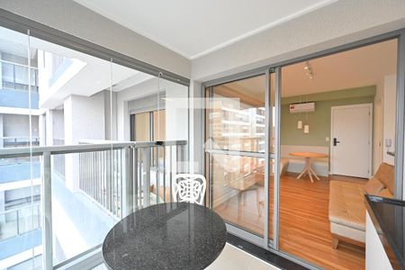 Varanda de apartamento para alugar com 1 quarto, 50m² em Vila Clementino, São Paulo