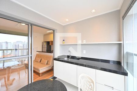 Varanda de apartamento para alugar com 1 quarto, 50m² em Vila Clementino, São Paulo